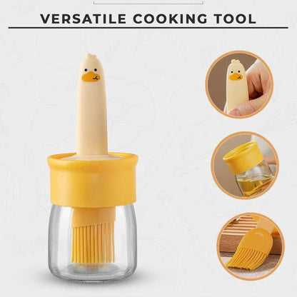 Amazing Oil Dispenser with Silicone Brush |⏰Limited Period Offer⏰ Up to 60% Off!  Pack of 2 pc
