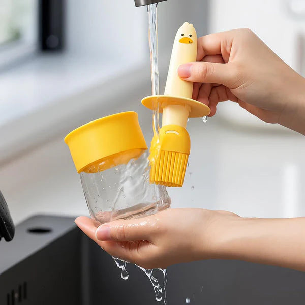 Amazing Oil Dispenser with Silicone Brush |⏰Limited Period Offer⏰ Up to 60% Off!  Pack of 2 pc