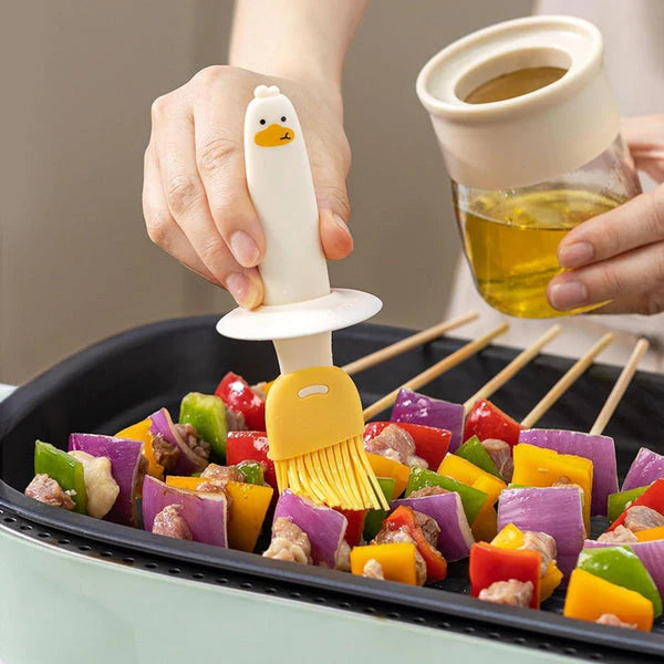 Amazing Oil Dispenser with Silicone Brush |⏰Limited Period Offer⏰ Up to 60% Off!  Pack of 2 pc